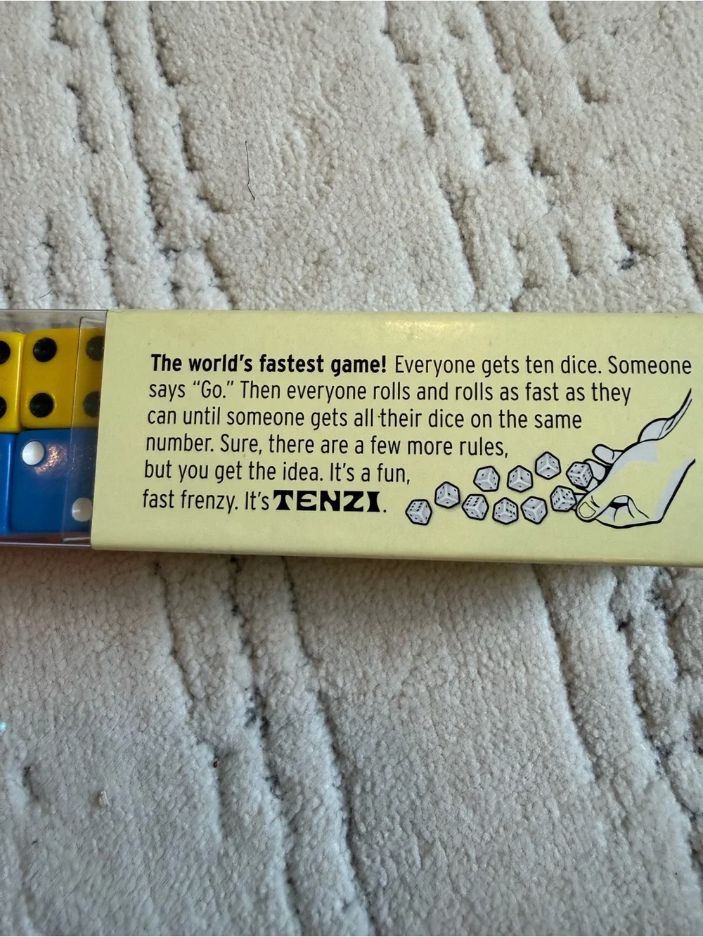 TENZI Dice Set - Blue & Orange